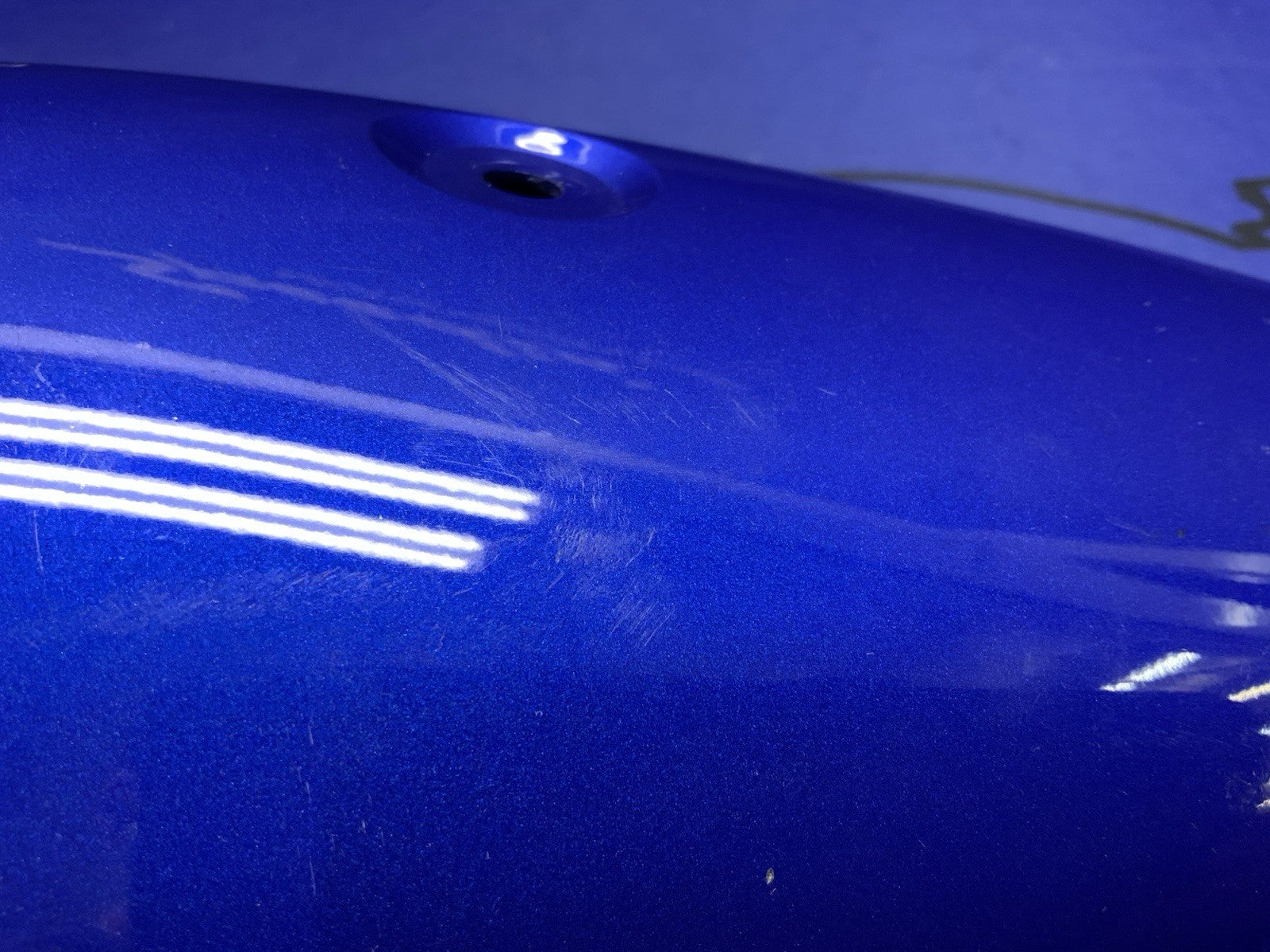 Yamaha Console Panel 2 (Blue Metallic) YZF-R1 2009, 2013 OEM 14B-2837M-00-P4