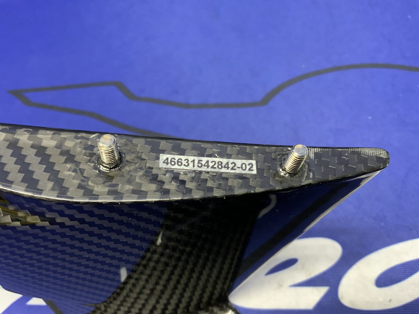 Alpha Racing Right Side Winglet Carbon Fiber BMW M1000RR 2021-2022 4663B003B12-1