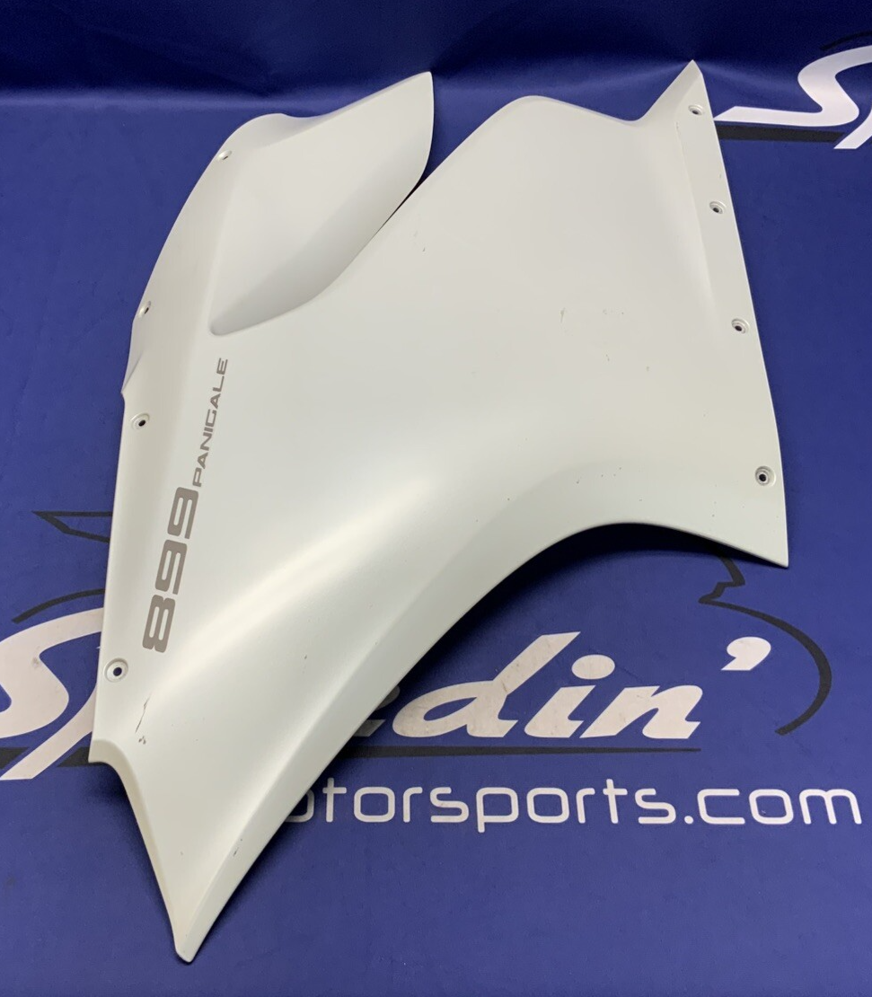 Ducati Upper Left Fairing (White) Panigale 899 2014, 2015 OEM 48015521AW