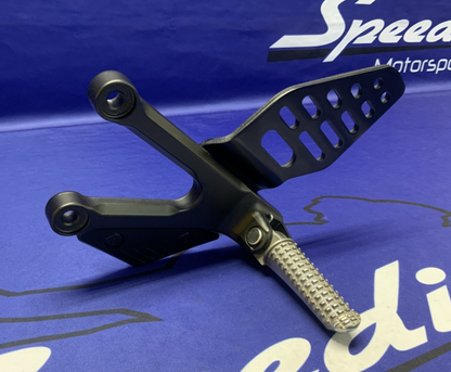 Yamaha Left Rearset (Black) YZF-R6 2012-2024 OEM 2C0-27442-10-00
