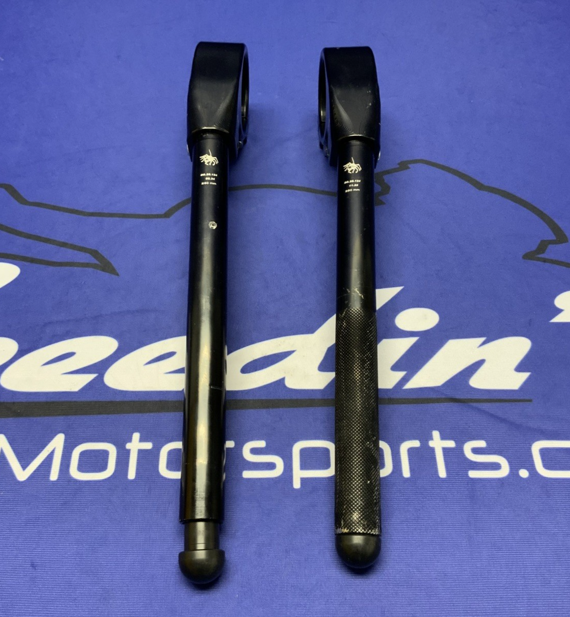 Spider Billet Clip On Handlebar Set W/ Tubes 25 Offset 50mm 50.25.50