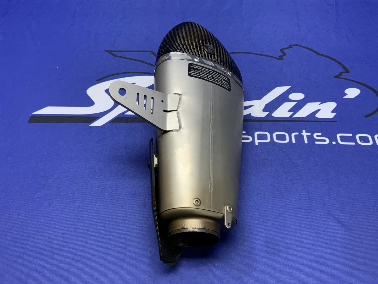 Yoshimura Alpha Slip-On Muffler Suzuki GSX-R1000 2017-2025 11182BP521