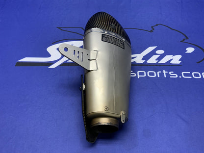 Yoshimura Alpha Slip-On Muffler Suzuki GSX-R1000 2017-2025 11182BP521