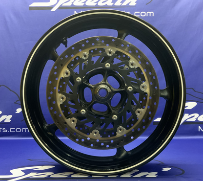 Yamaha Front Wheel Assembly (Black) YZF-R6 2003-2008 OEM 5SL-25168-00-98-1