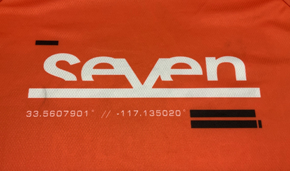 Seven Vox Aperture Jersey White/ Orange (Medium) 2250081-180-M