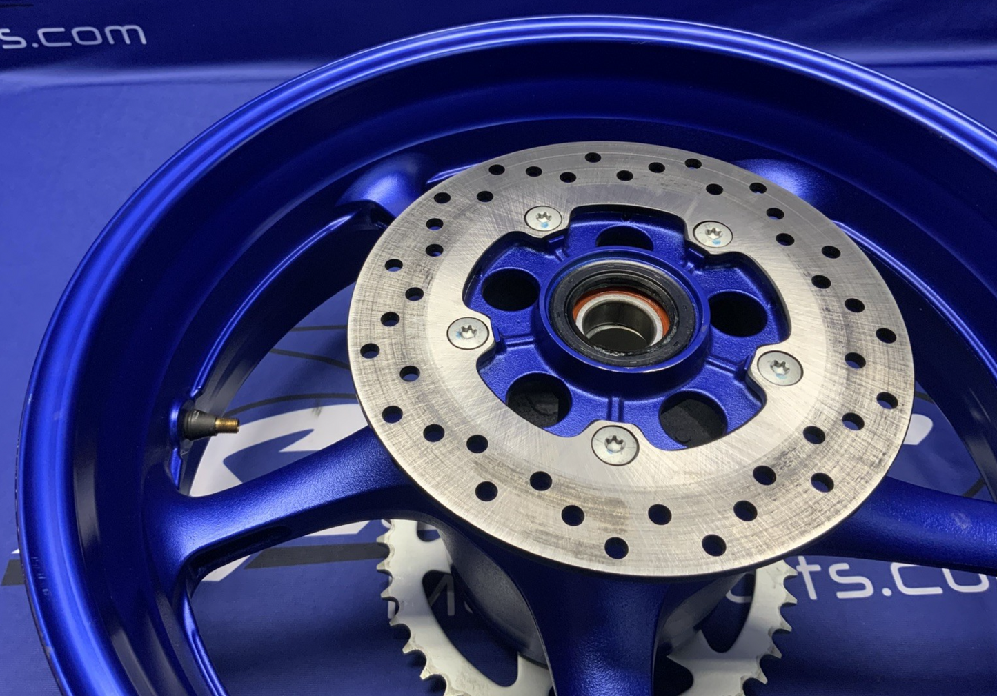 Yamaha Rear Wheel Assembly (Blue) YZF-R6 2008-2016 OEM 5SL-25338-00-P3