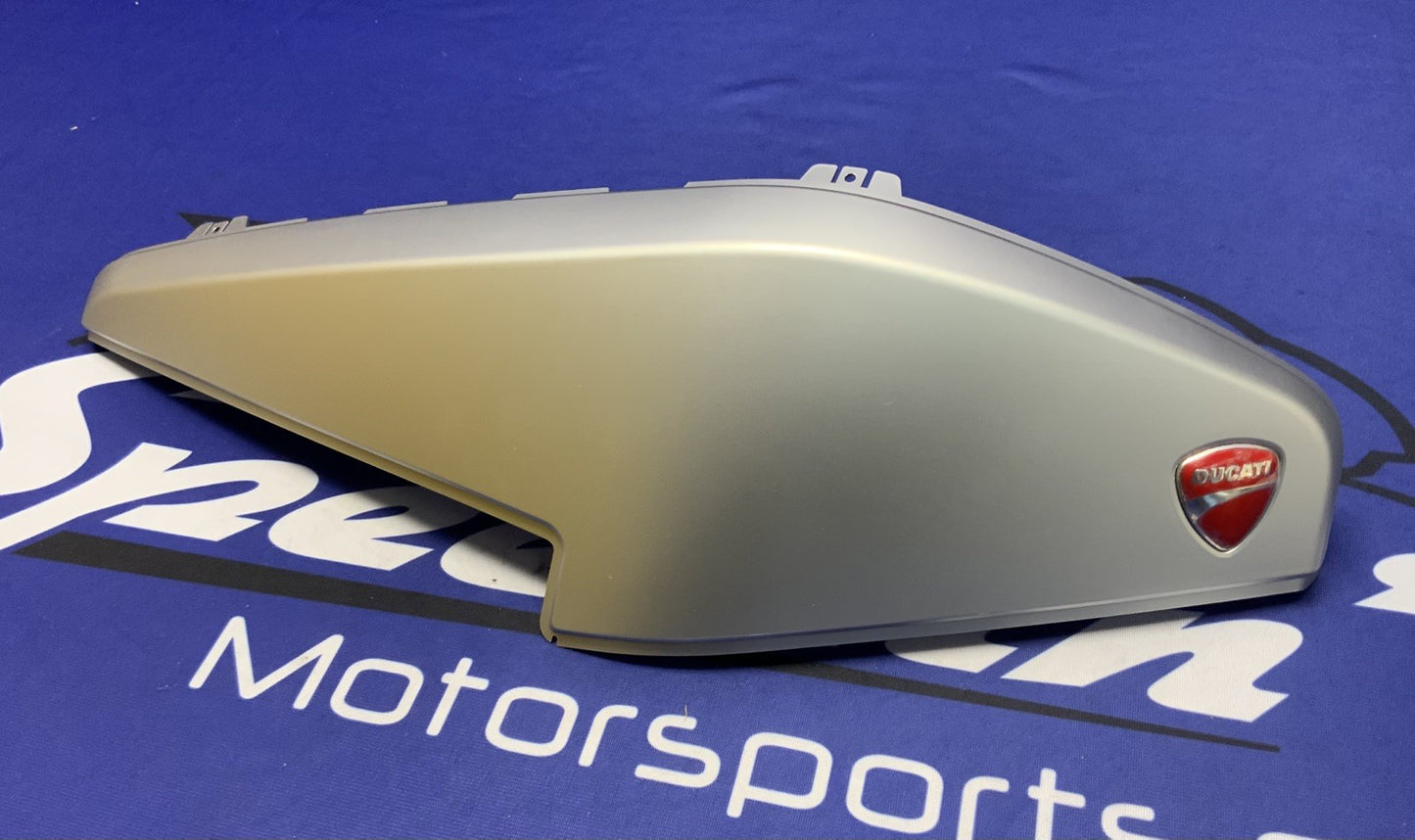 Ducati Pannier Cap (Silver) Multistrada 1200/S 2015 OEM 69812361AA