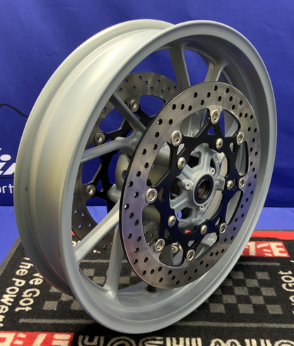 Suzuki Front Wheel W/ Rotors (Matte Gray) GSX-8R 2024-2026 OEM 54111-25L00-QZP-1