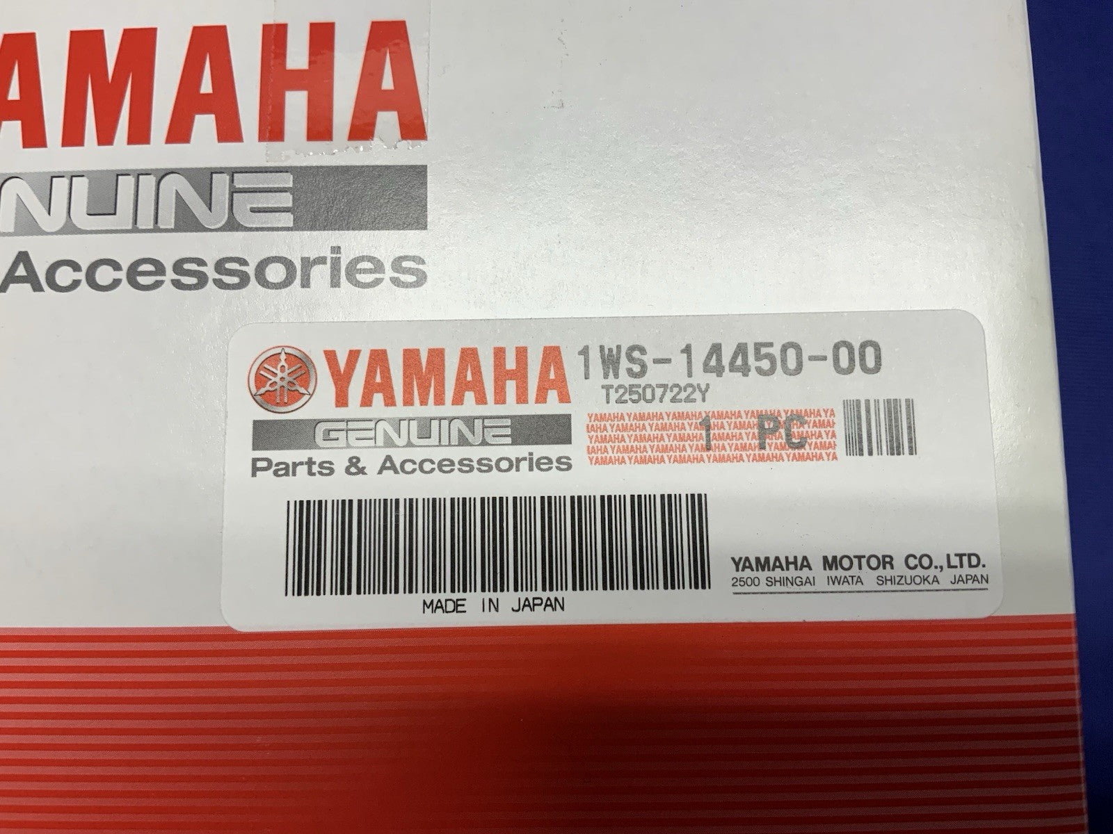 Yamaha Air Filter YZF-R7 2018-2026 OEM 1WS-14450-00-00