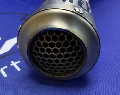 FM Projects Custom Rear Slip On Dual Exhaust System Aprilia RSV4RR 2015-2016 