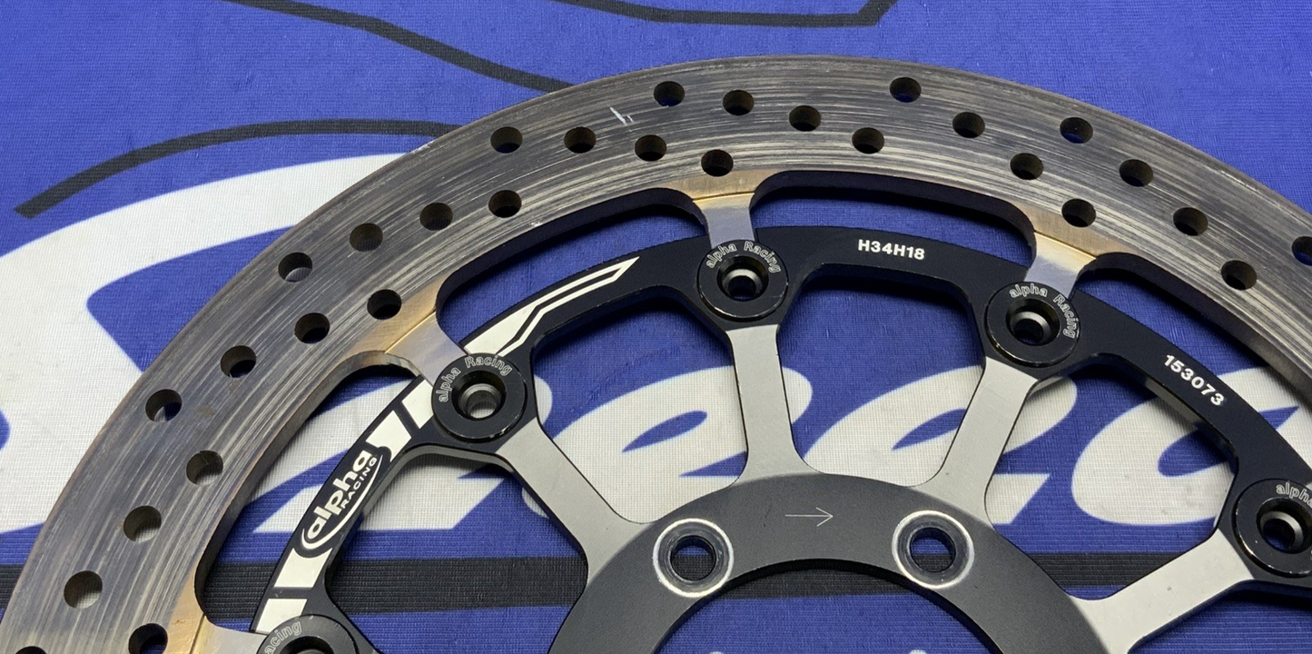 Alpha Racing Right Front Brake Rotor 320X6MM S1000RR 2019-2026 3411B202B02