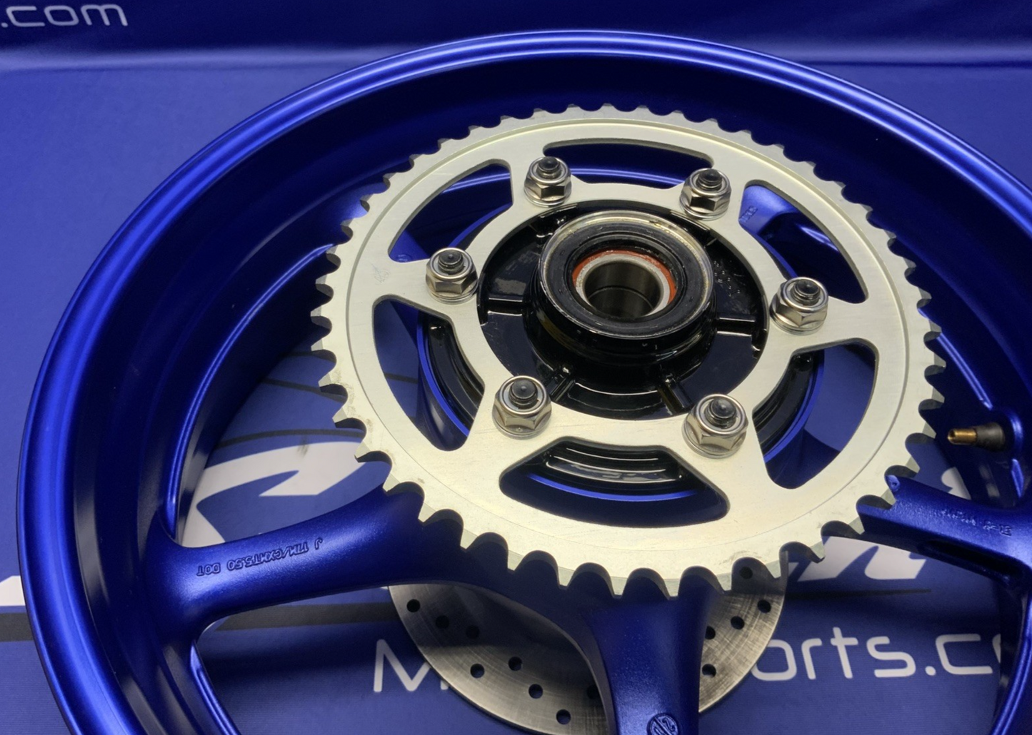 Yamaha Rear Wheel Assembly (Blue) YZF-R6 2008-2016 OEM 5SL-25338-00-P3