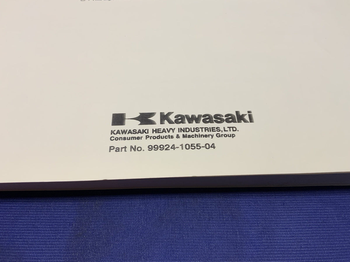 Kawasaki GPZ500/600R Service Manual 1985-1989 OEM 99924-1055-04
