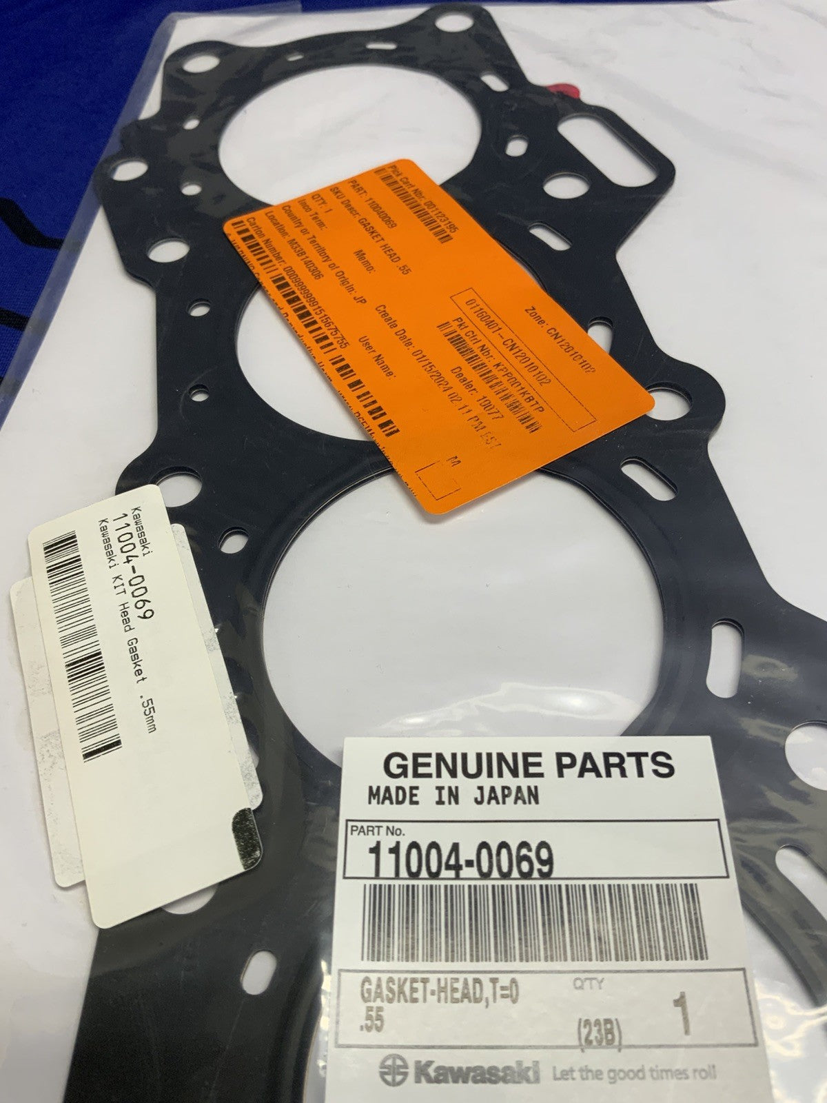 Kawaski Performance Cylinder Head Gasket Ninja ZX-6R 07-19 OEM 11004-0069 