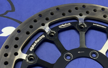Alpha Racing Front Brake Rotor Set S1000RR 2019-2026 3411B202B02/3411B202B01