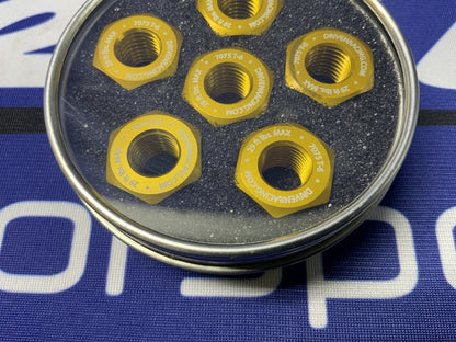 Driven Racing Sportbike Sprocket Nuts (Gold) DSN-GD