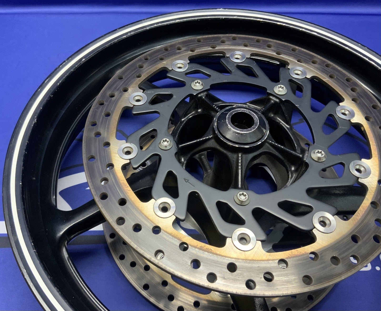 Yamaha Front Wheel Assembly (Black) YZF-R6 2003-2008 OEM 5SL-25168-00-98-1