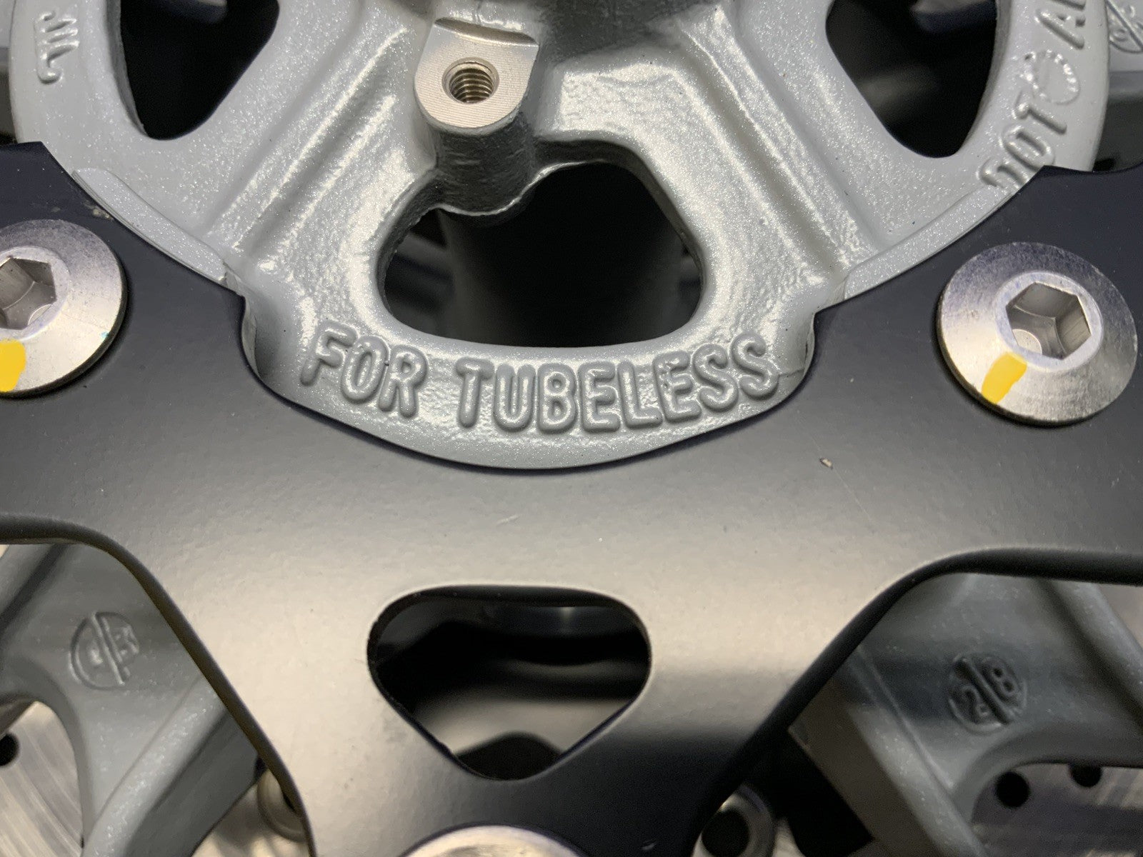 Suzuki Front Wheel W/ Rotors (Matte Gray) GSX-8R 2024-2026 OEM 54111-25L00-QZP-1