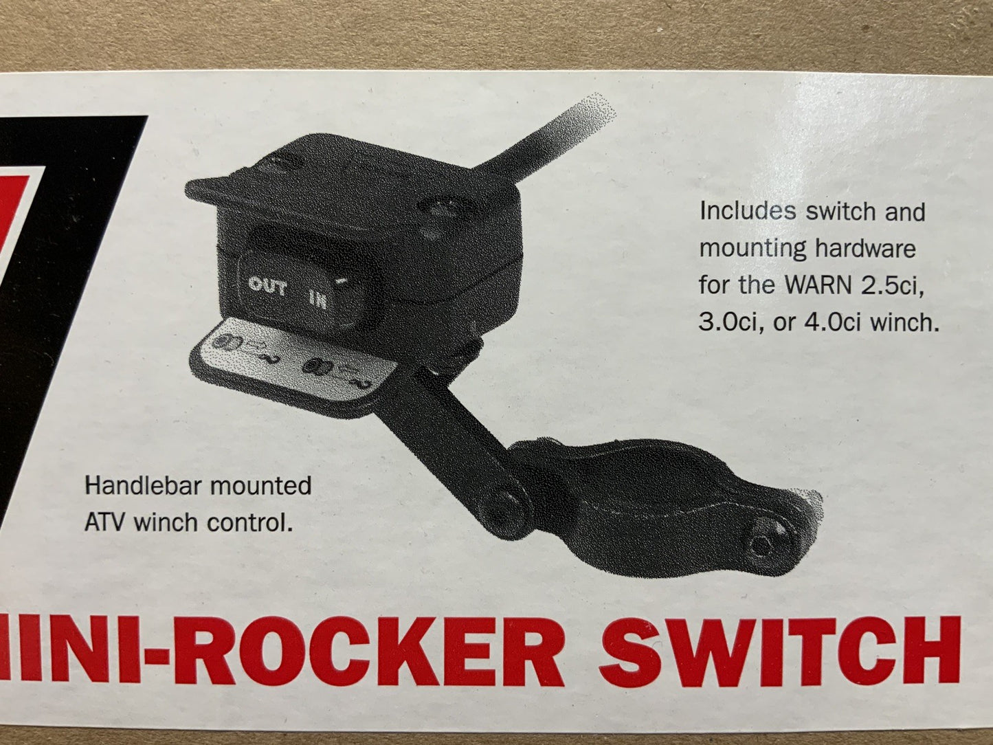 WARN Rocker Switch for Winch Universal 107491