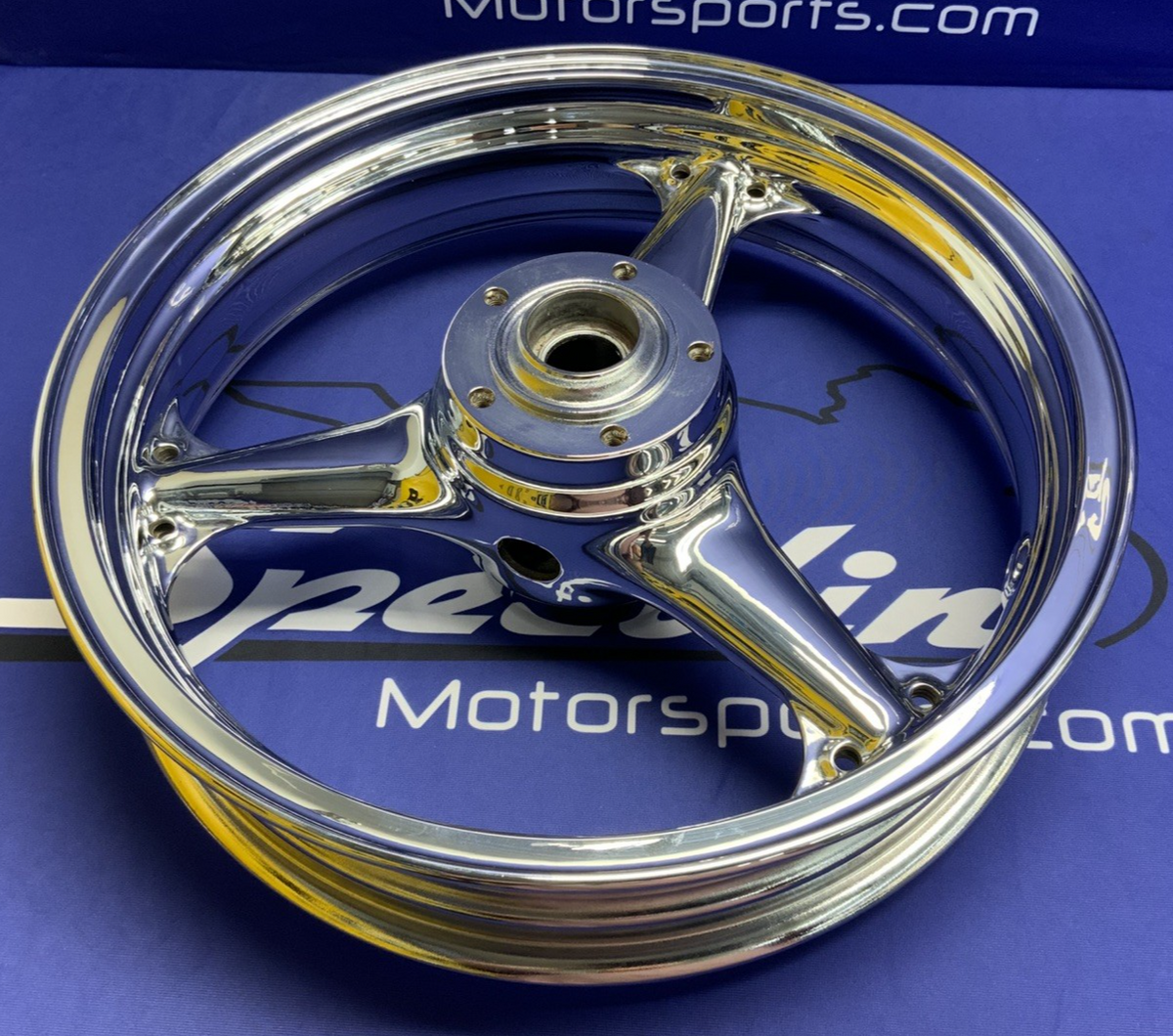 Kawasaki Front & Rear Wheel (Chrome) ZX-6R/636 2003-2004 OEM 41073-0112-R2