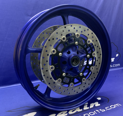 Yamaha Front Wheel Assembly (Blue) YZF-R6 2008-2016 OEM 5SL-25168-00-P3