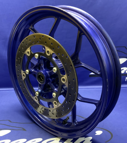 Yamaha Front Wheel Assembly (Blue) YZF-R3 2021-2026 OEM BS7-F5168-10-P0