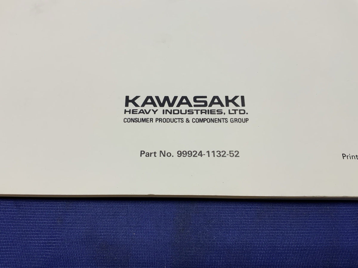 Kawasaki KX500 Service Manual 1990-1991 OEM 99924-1132-52