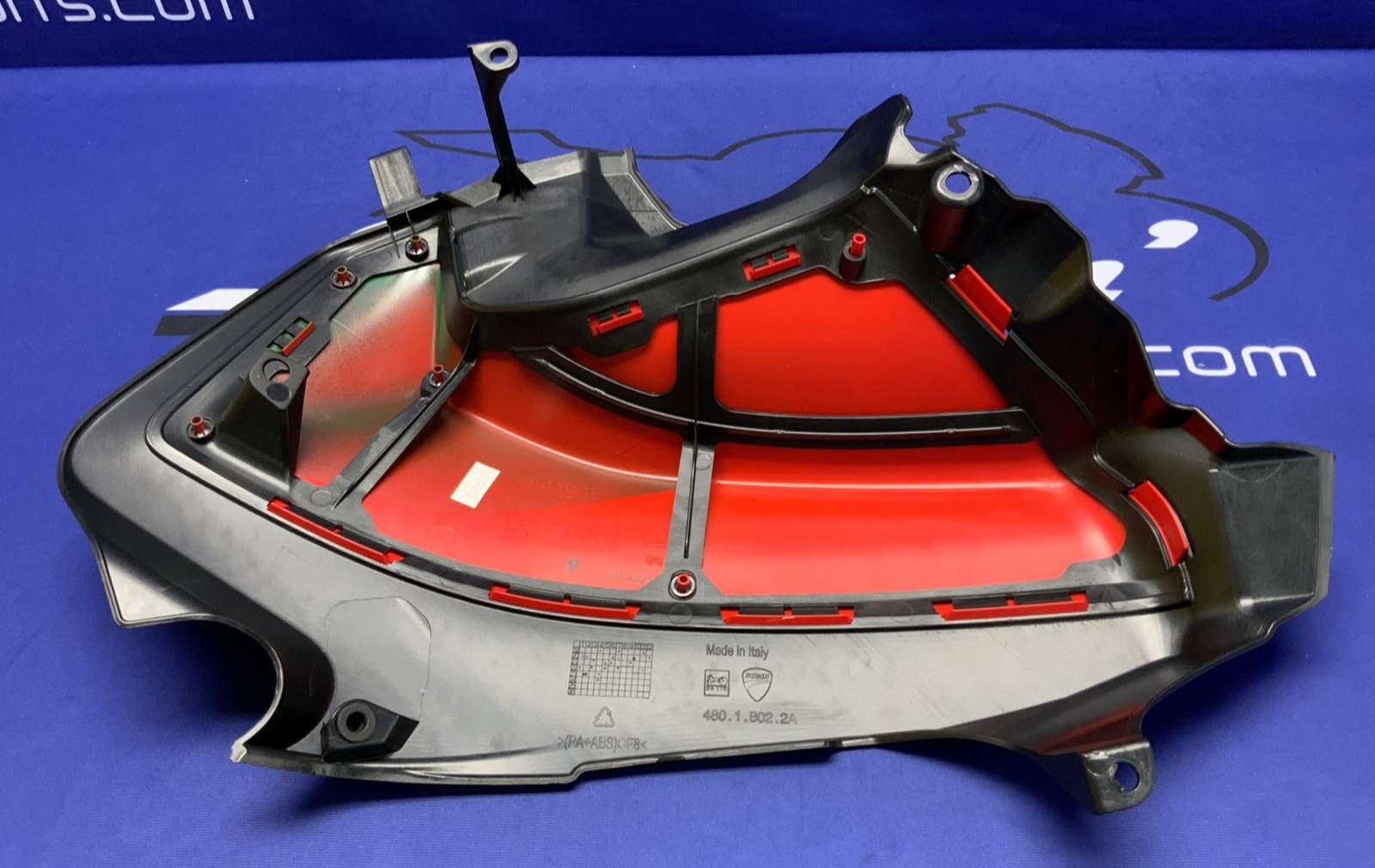 Ducati Right Tank Fairing Troy Bayliss Ed. Panigale V2 2022-2025 OEM 4801B012AB