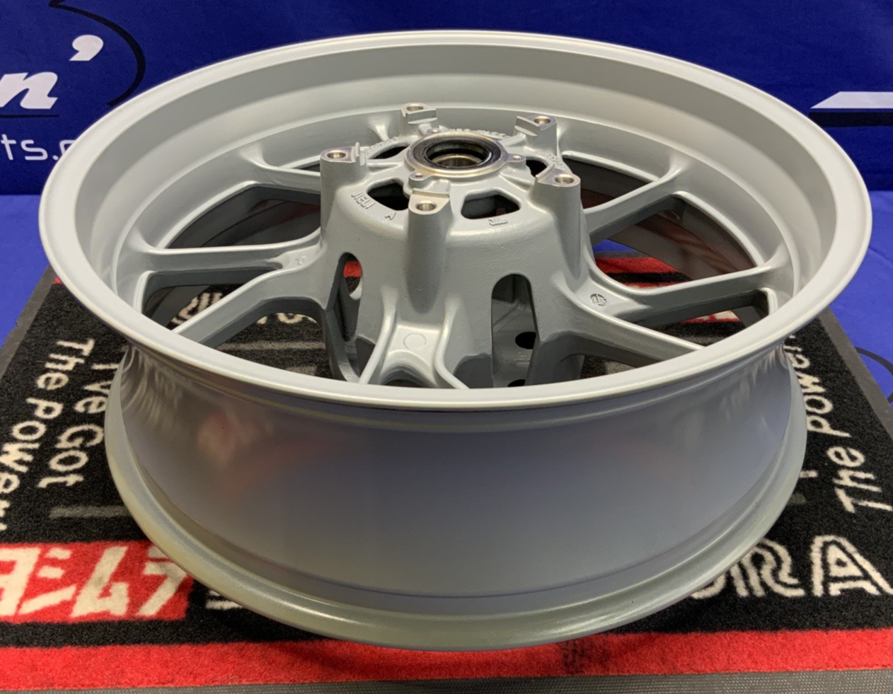 Suzuki Rear Wheel (Matte Gray) GSX-8R 2024-2026 OEM 64111-25L00-QZP-1