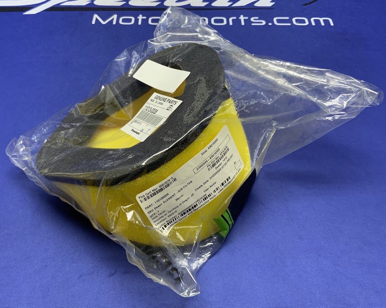 Kawasaki Air Filter KX250F 2004-2005 OEM 11013-0008