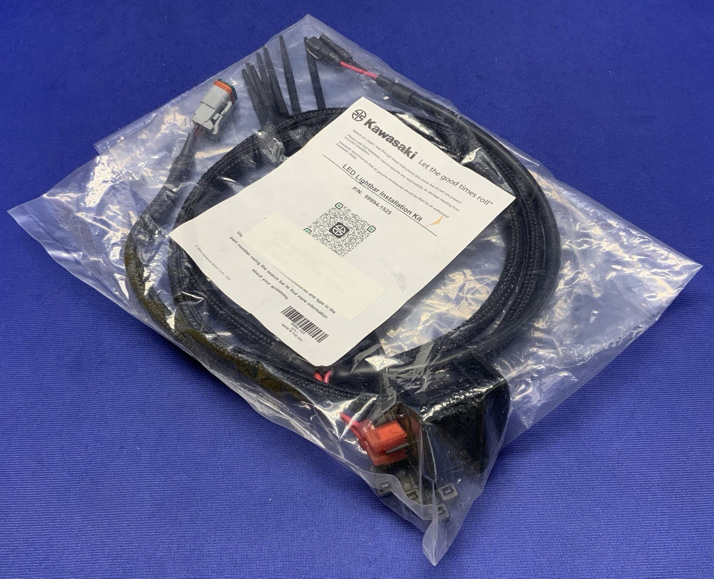 Kawasaki LED Light Bar Harness Kit Teryx 2021-2024 OEM 99994-1525