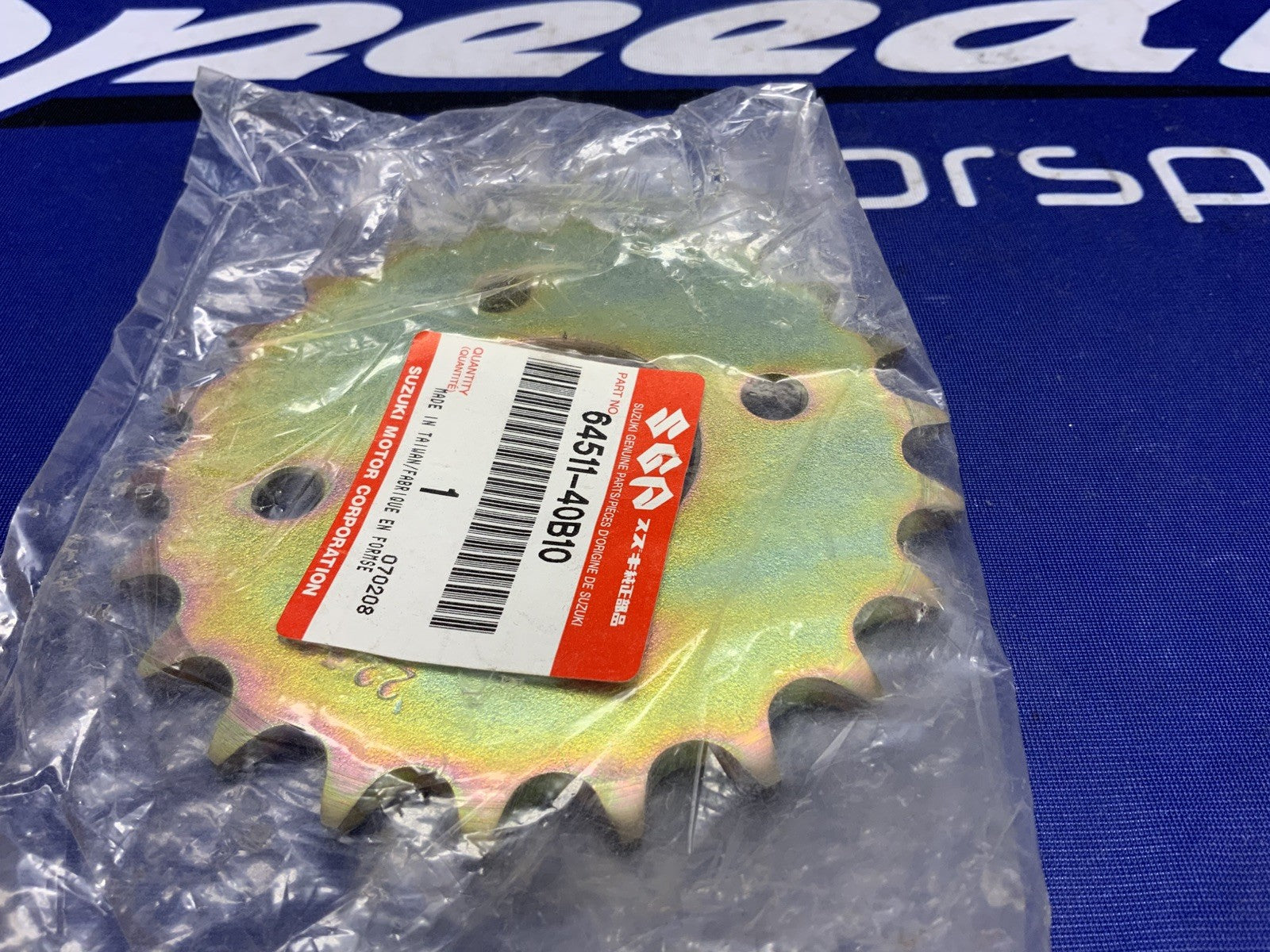 Suzuki Rear Sprocket LT80 Quadsport 1988-2006 OEM 22 Tooth 64511-40B10