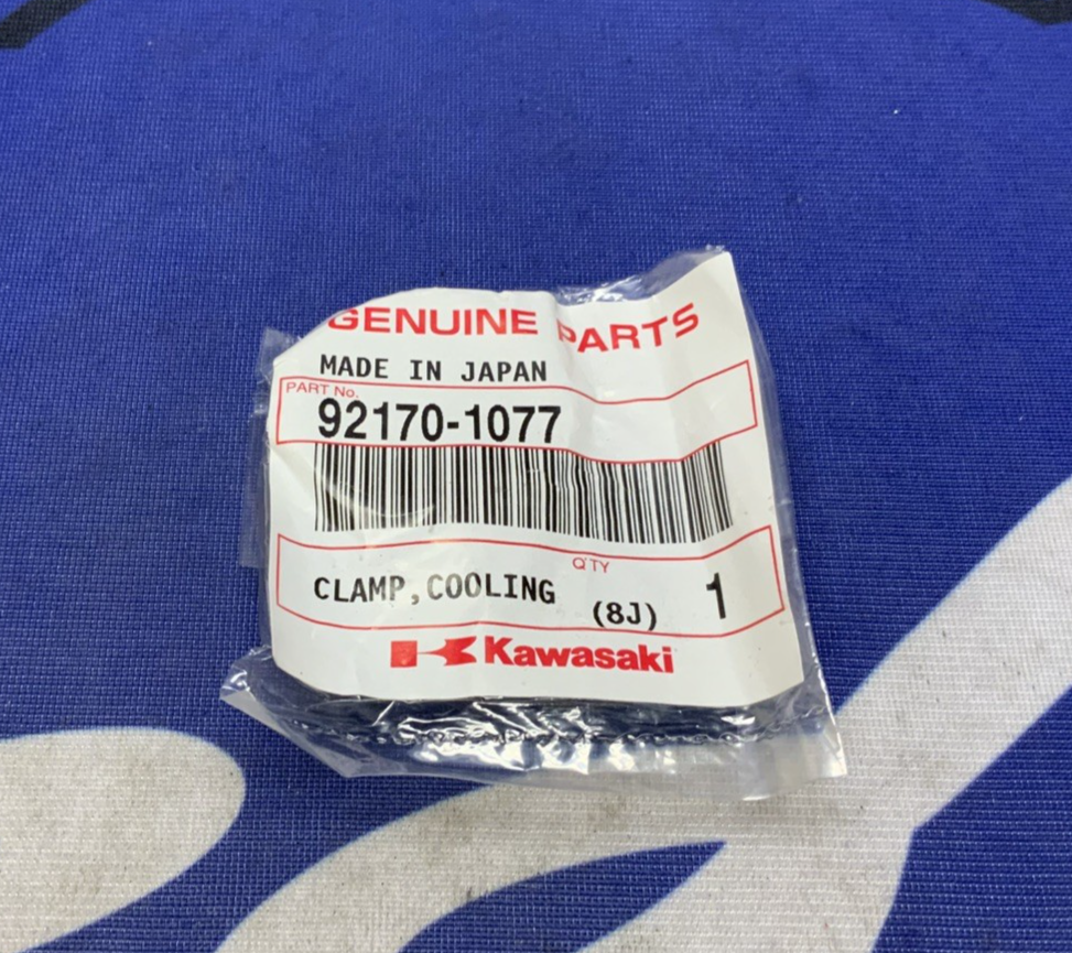 Kawasaki Cooling Hose Water Clamp Several Models OEM 92170-1077