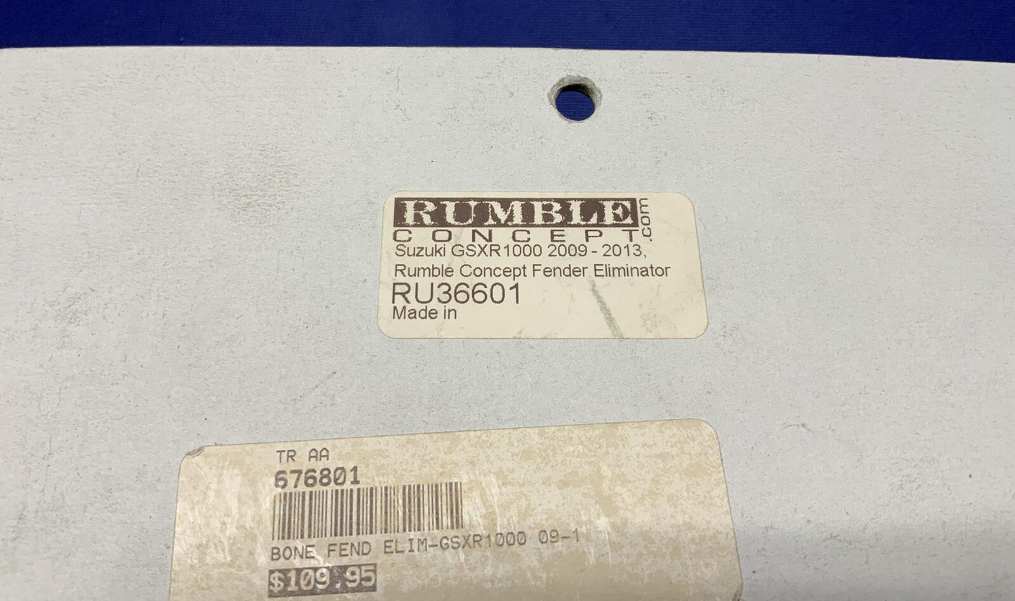 Rumble Concepts Fender Eliminator Kit Suzuki GSXR 1000 2009-2016 RU36601