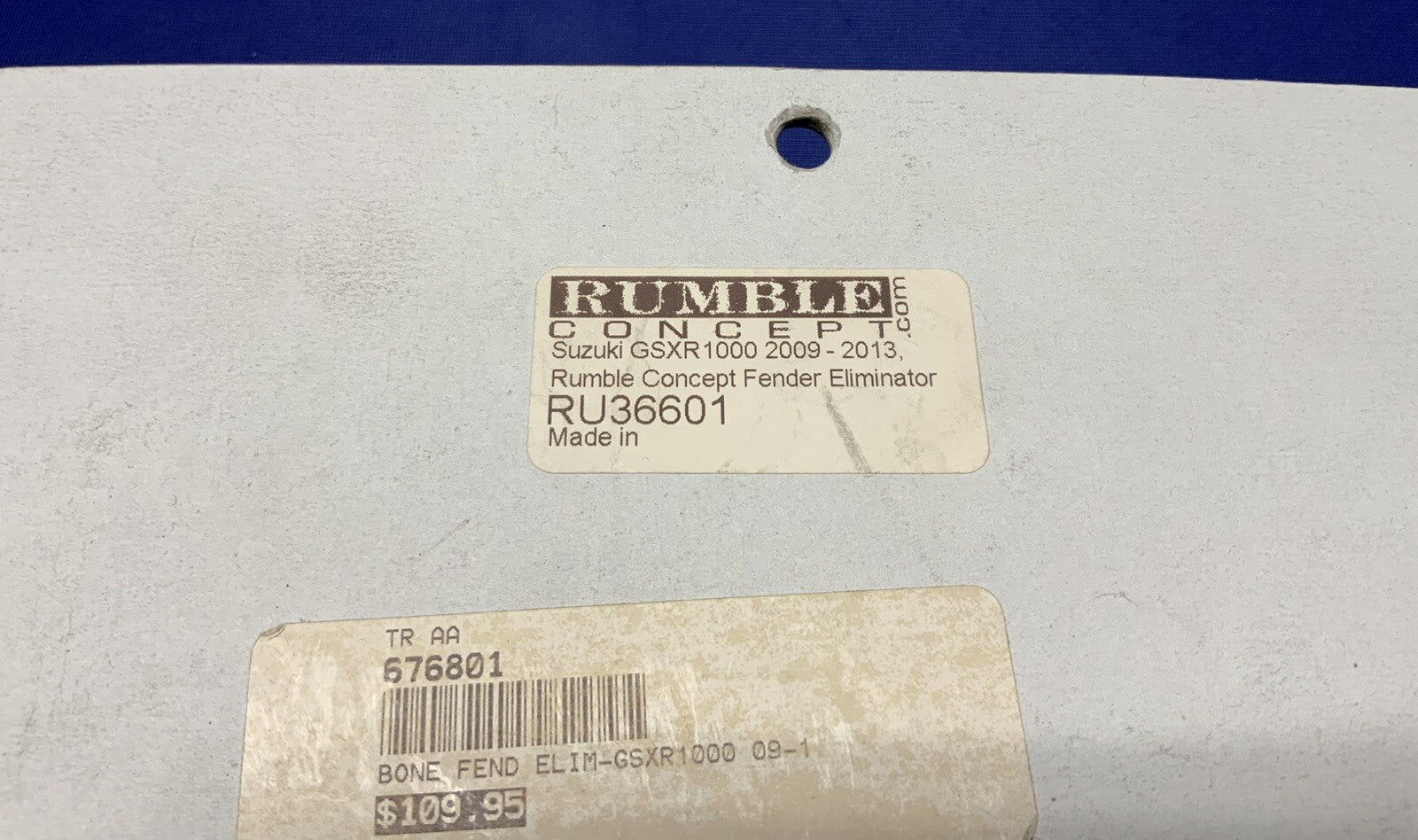 Rumble Concepts Fender Eliminator Kit Suzuki GSXR 1000 2009-2016 RU36601