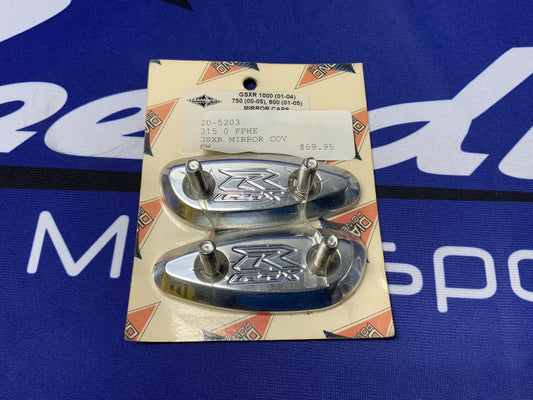 Diamond Powersports Mirror Caps Suzuki GSXR 1000 2001-2004 20-5203