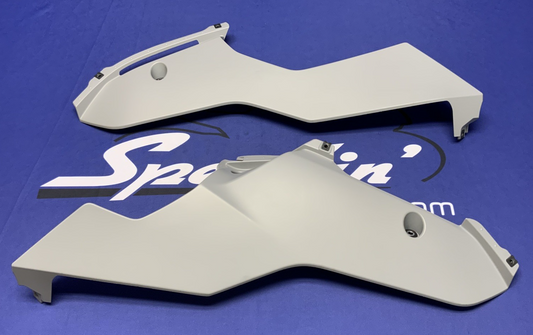 Yamaha Left & Right Lower Fairing Set (Gray) YZF-R6 2017-24 OEM BN6-28385-00-P4