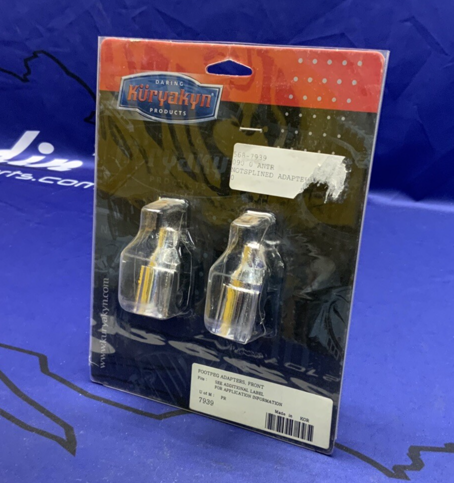 Kuryakyn ISO Peg Adapters (Chrome) GSXR 600/750 2011-2025 OEM 7939