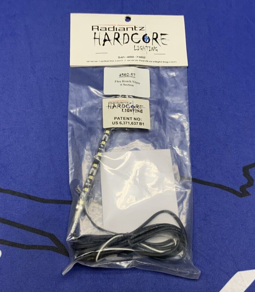 Radiantz Hardcore Lighting 9" Flex Roach White 6 Section 4502-57