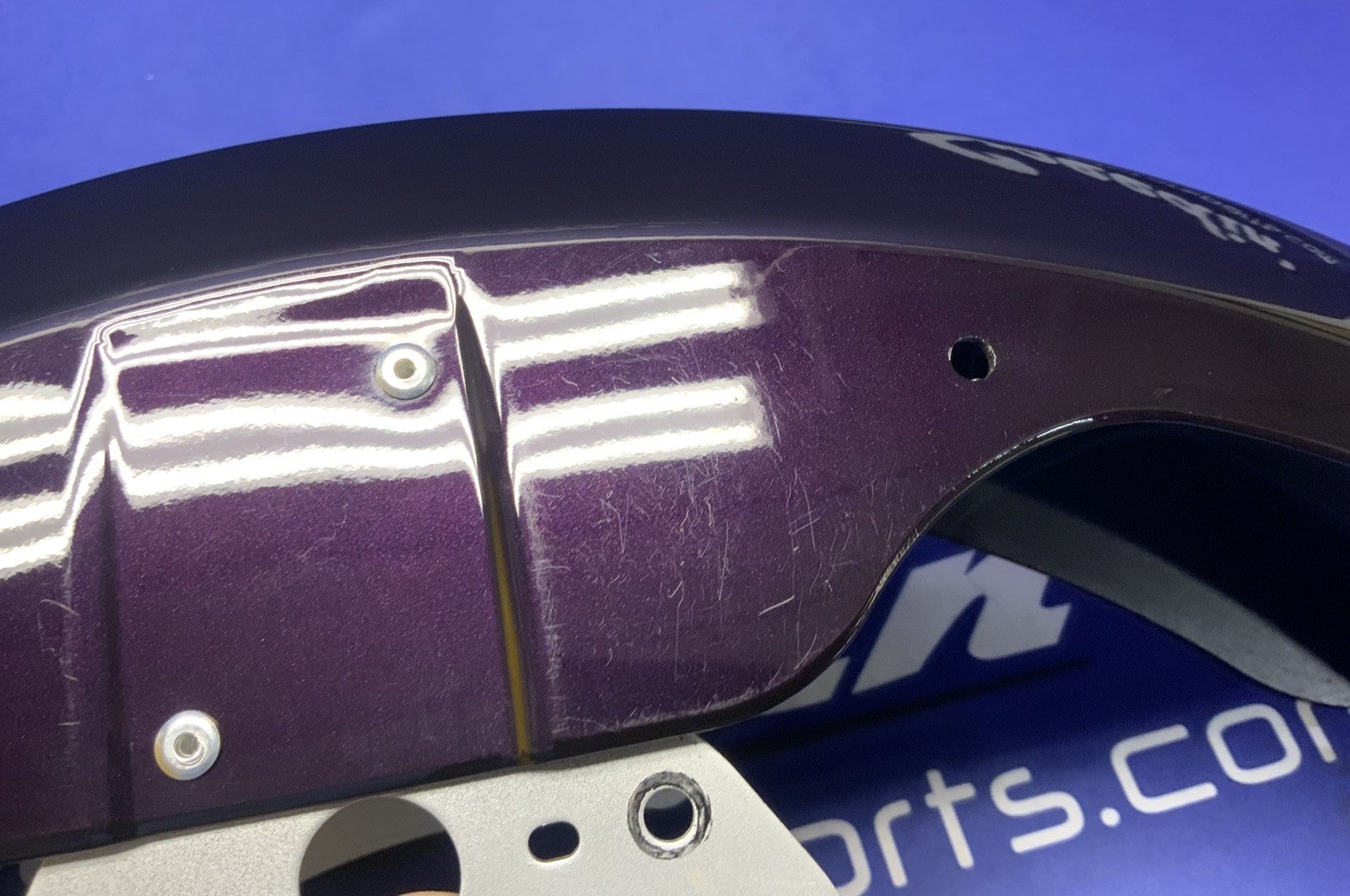 Kawasaki Front Fender Assembly Purple Vulcan 1500 2003 OEM 35040-1053-3F
