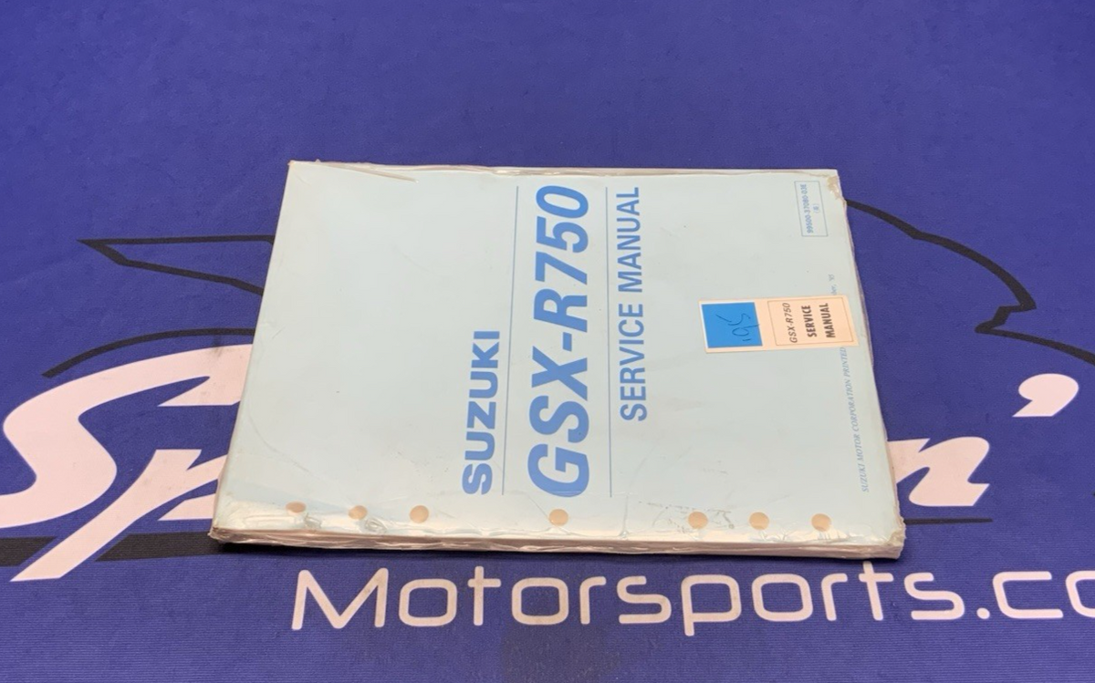 Suzuki GSX-R750 Service Manual 1995-1999 OEM 99500-3708-03E