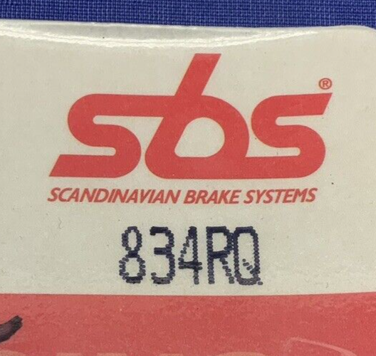 SBS Racing CarbonTech Rear Brake Pads Honda/Kawasaki/Suzuki/Yamaha 834RQ