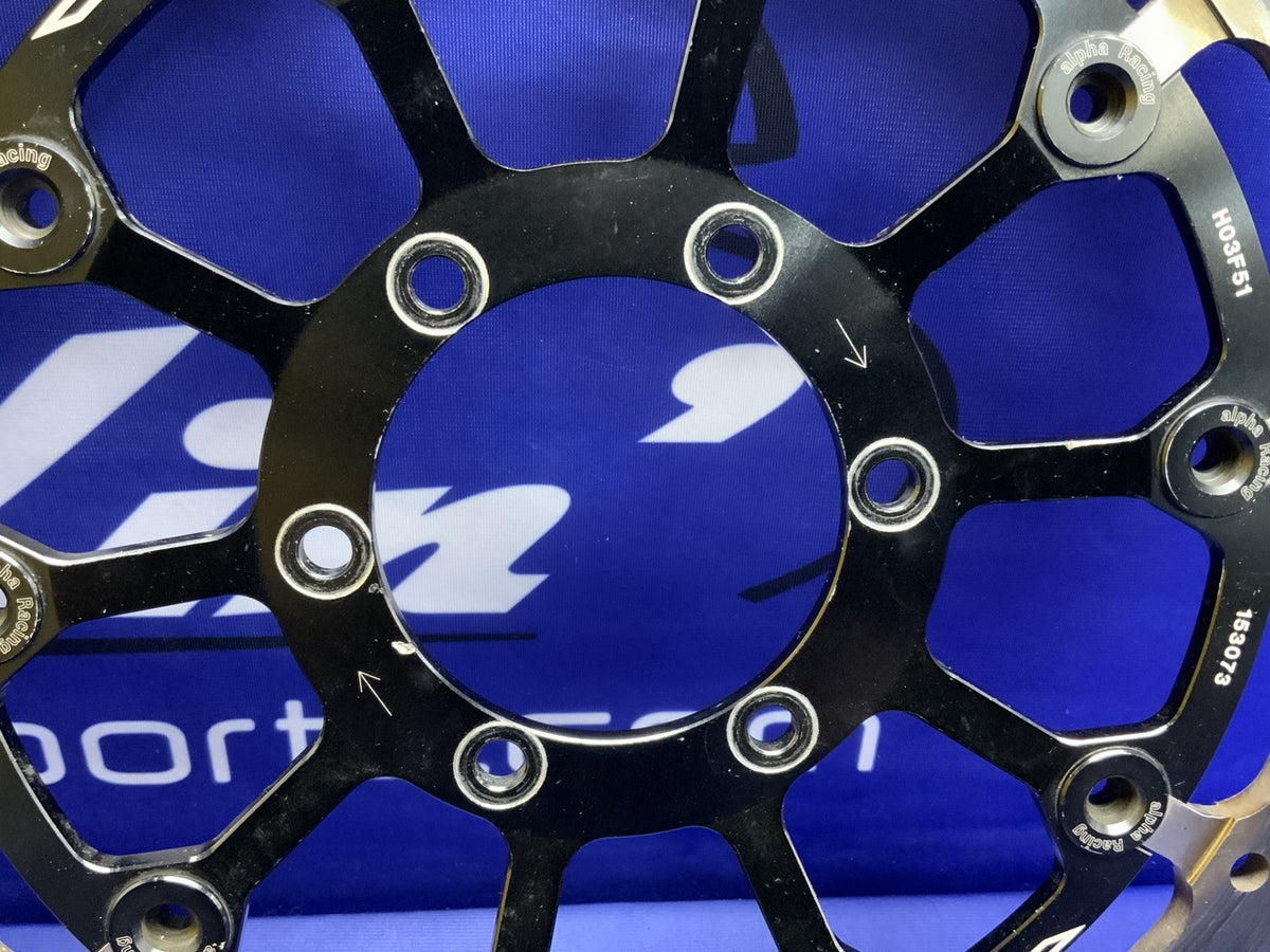 Alpha Racing 320X7 Front Brake Disc Set BMW S1000RR/R 2019-2026 3411B303C02/01