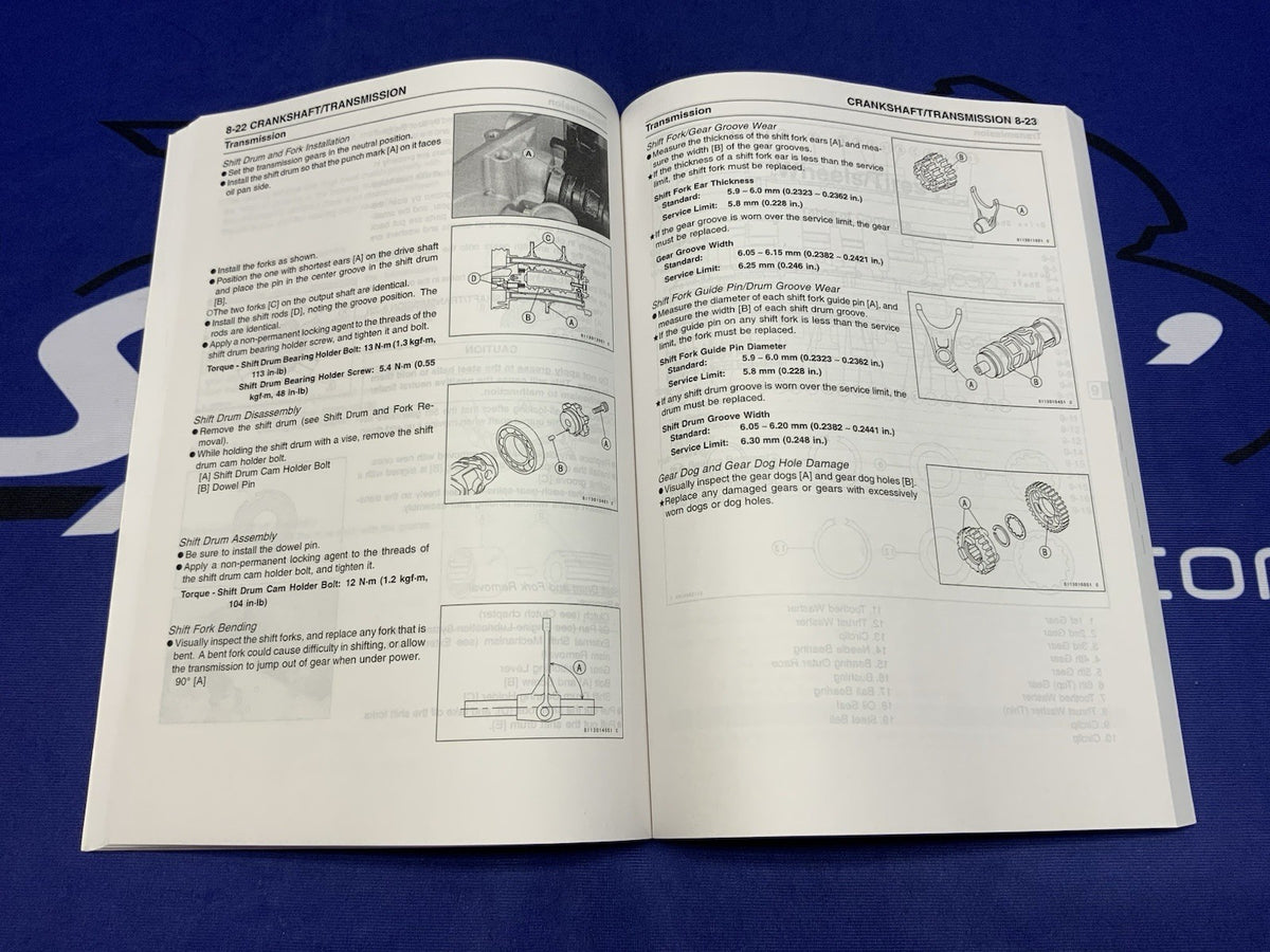 Kawasaki Ninja ZX-6R Service Manual 2000-2005 OEM 99924-1254-04