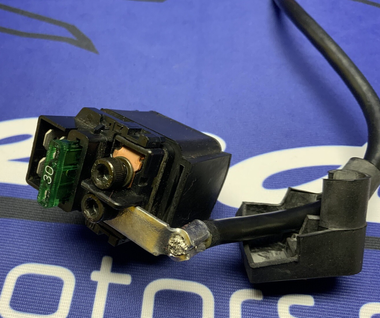 Kawasaki Starter Relay W/ Positive Battery Lead ZX-6R/RR 2003-04 OEM 27010-0786