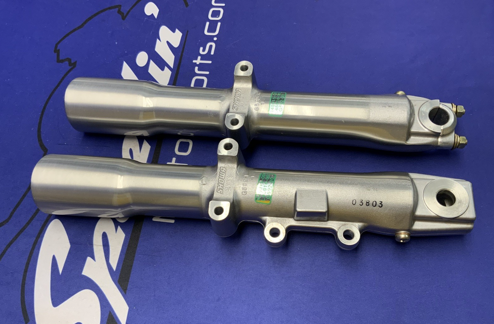 Harley Davidson Outer Fork Tube Set FLHTC Electra Glide 1999-2006 OEM 46496-00A