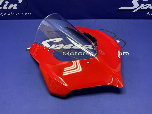 Ducati Front Nose Fairing W/Windscreen (Red) Panigale V2 20-25 OEM 48114251AB