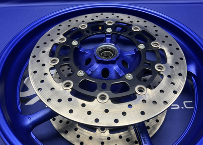 Yamaha Front Wheel Assembly (Blue) YZF-R6 2008-2016 OEM 5SL-25168-00-P3