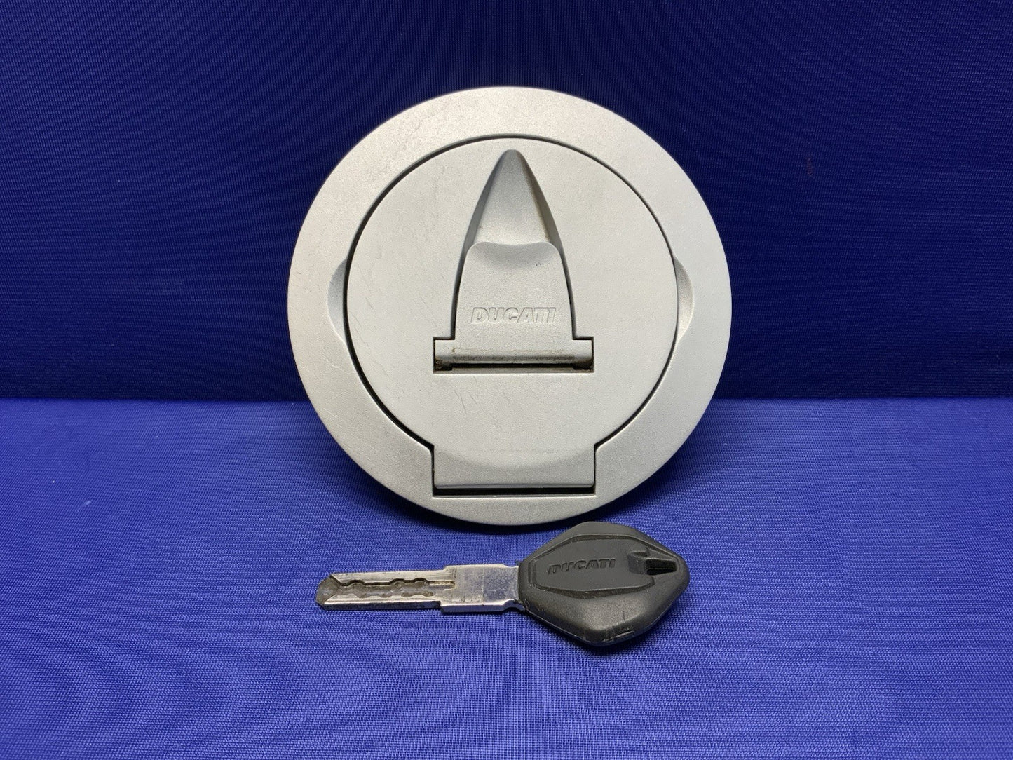 Ducati Tank Cap With Key Panigale V4 2018-2024 OEM 89520411AB