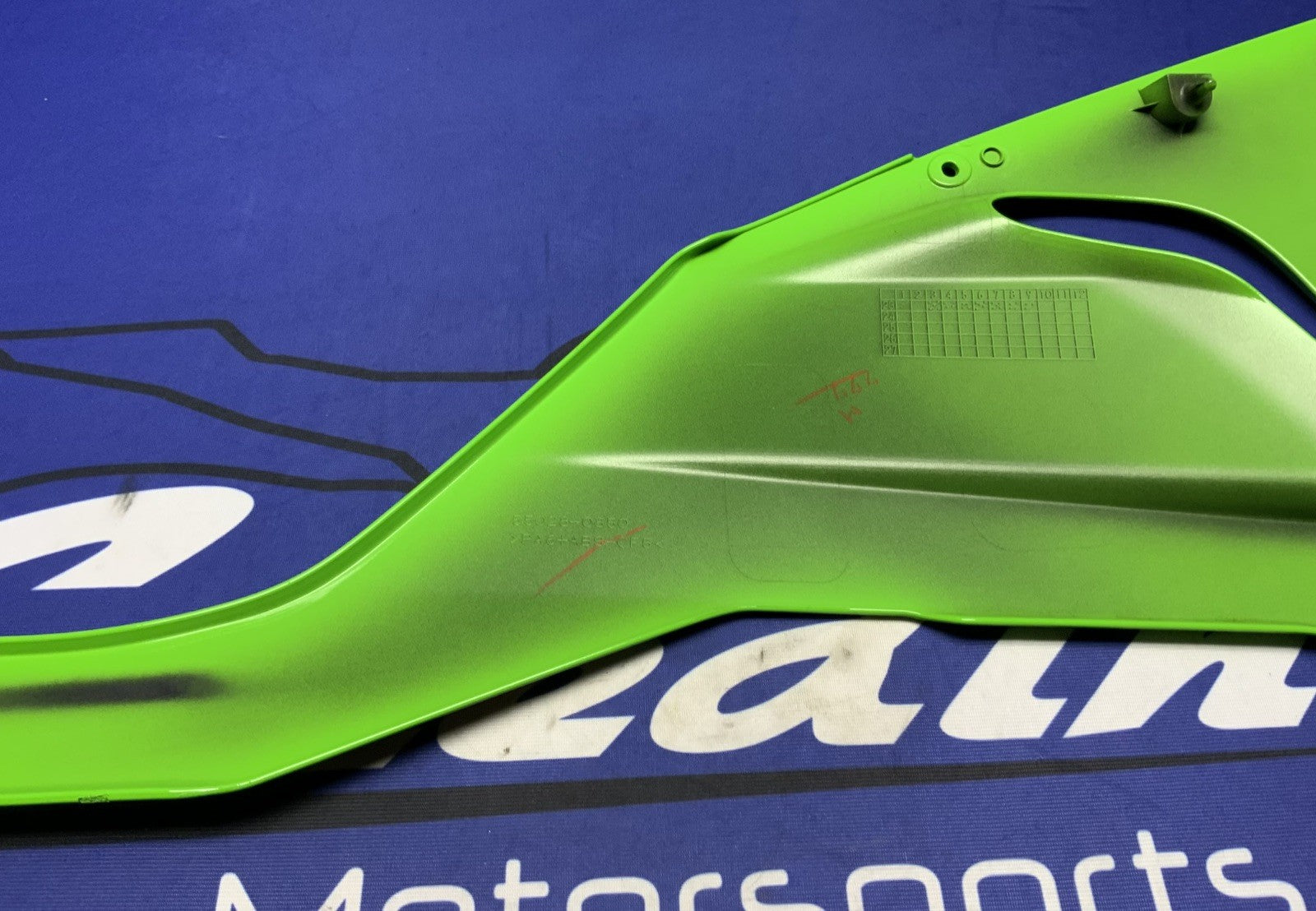 Kawasaki Left Lower Fairing (Green) ZX-6R 2019-2026 OEM 55028-0850-777